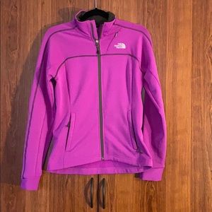 Purple North Face light weight jacket